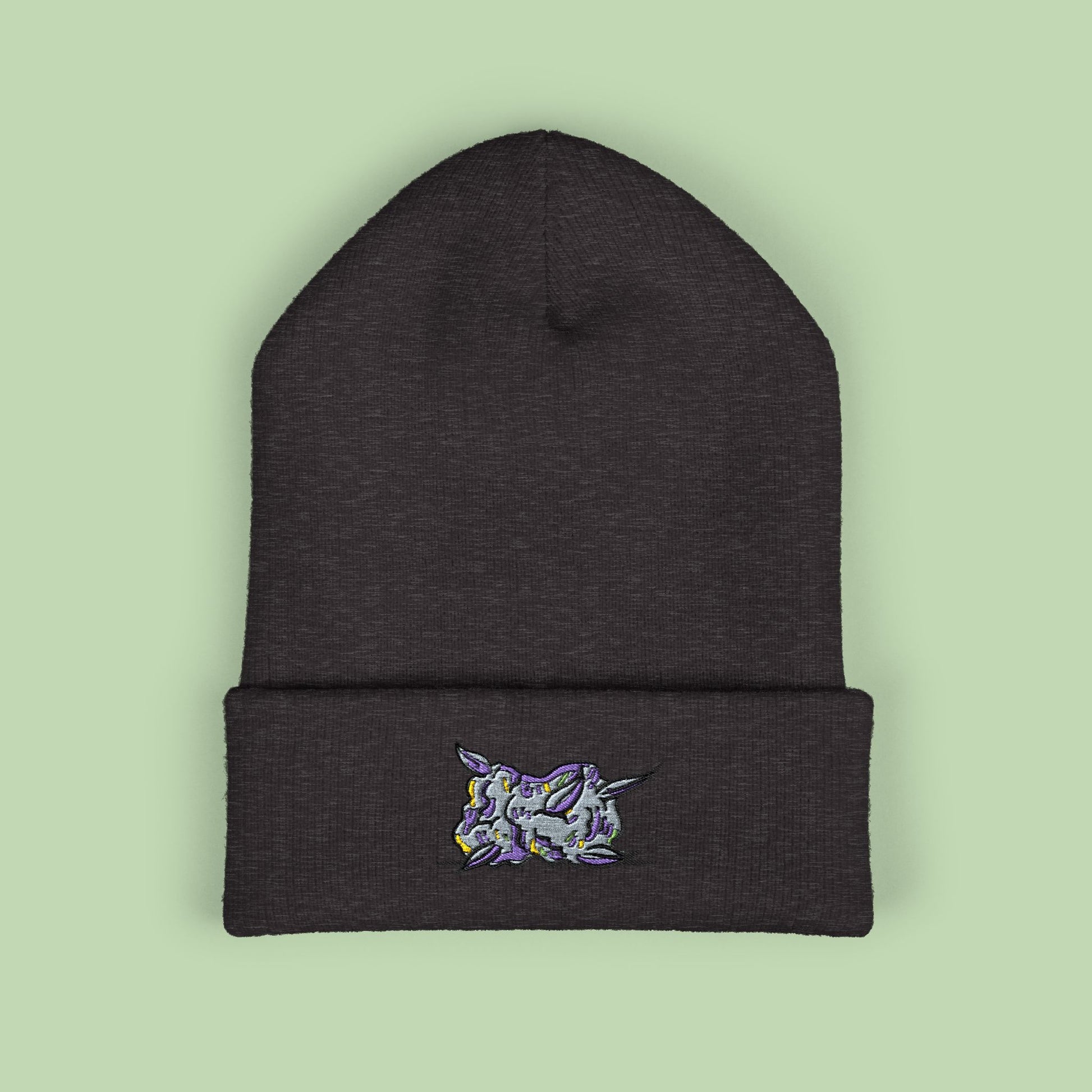 Embroidered Nug | Mochi Gardens Classic Cuffed Beanie