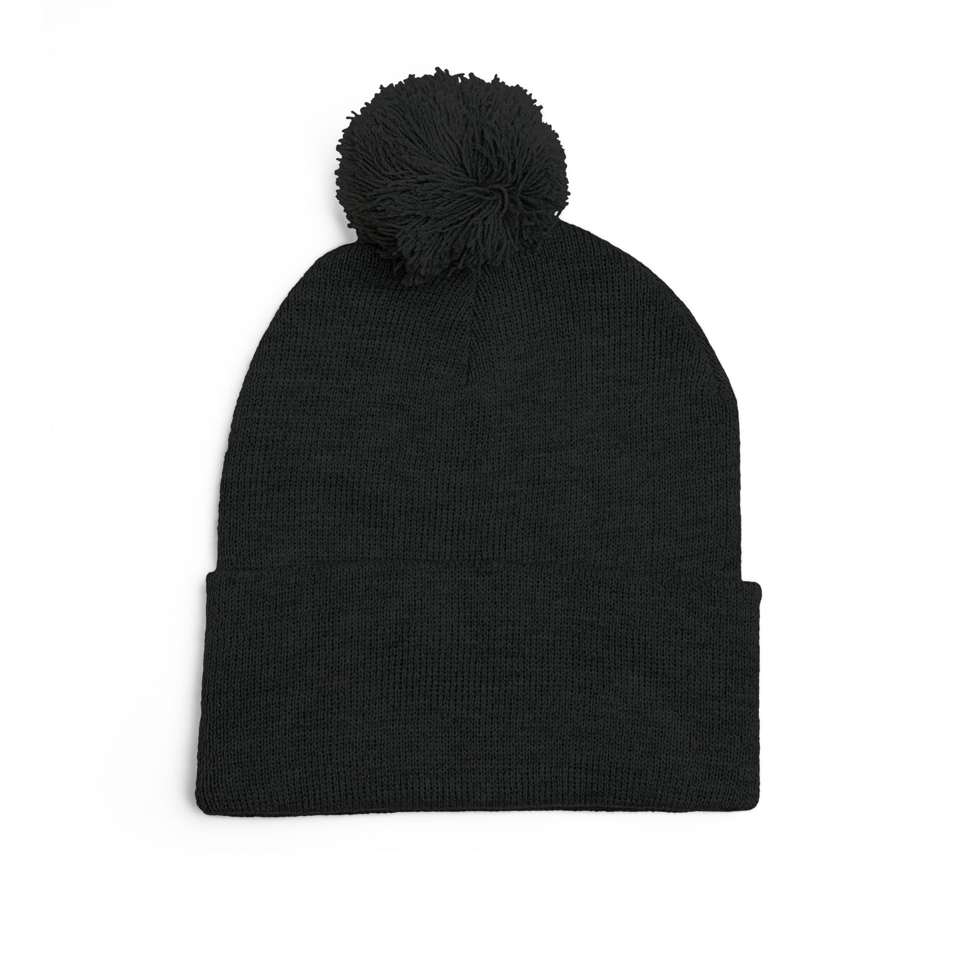 Peeking Eyes | Mochi Gardens Embroidered Pom-Pom Knit Cap