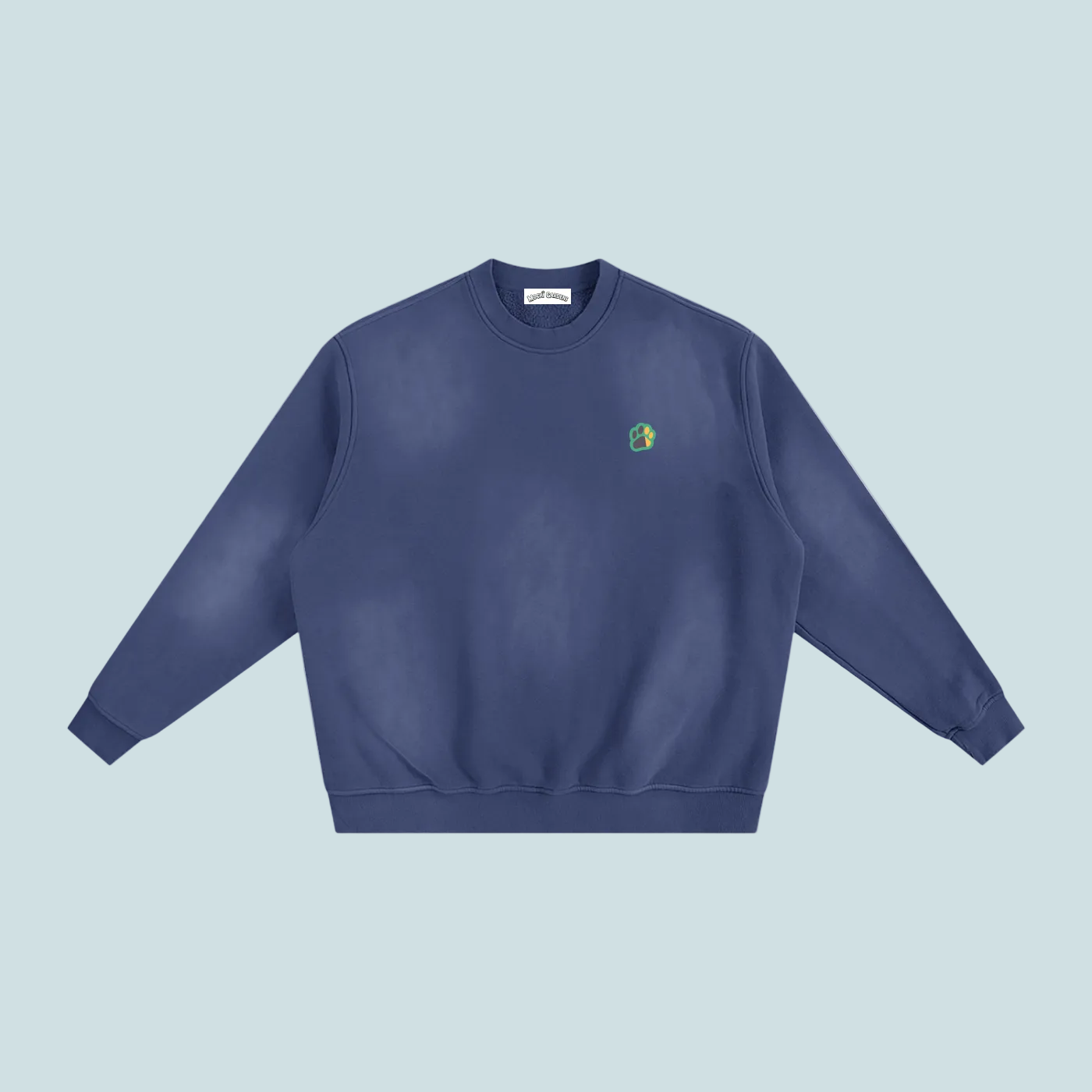 House Cats | Sunfaded BOUQS&CATS Fleeced Sweatshirt - 375 GSM