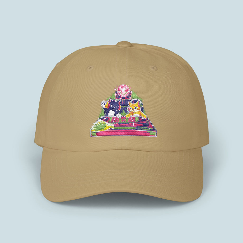 Embroidered House Cats | BOUQS&CATS Classic Dad Cap