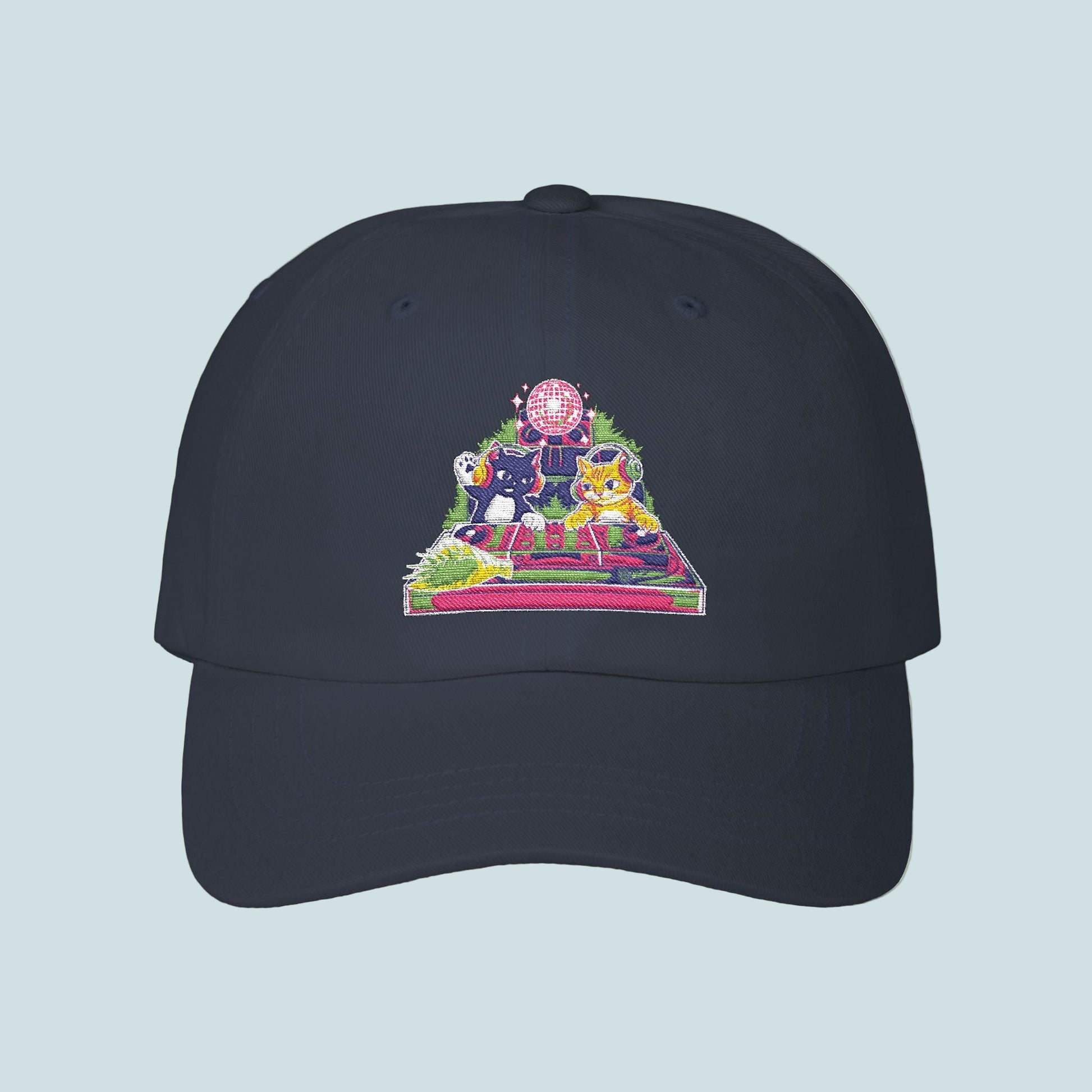 Embroidered House Cats | BOUQS&CATS Classic Dad Cap