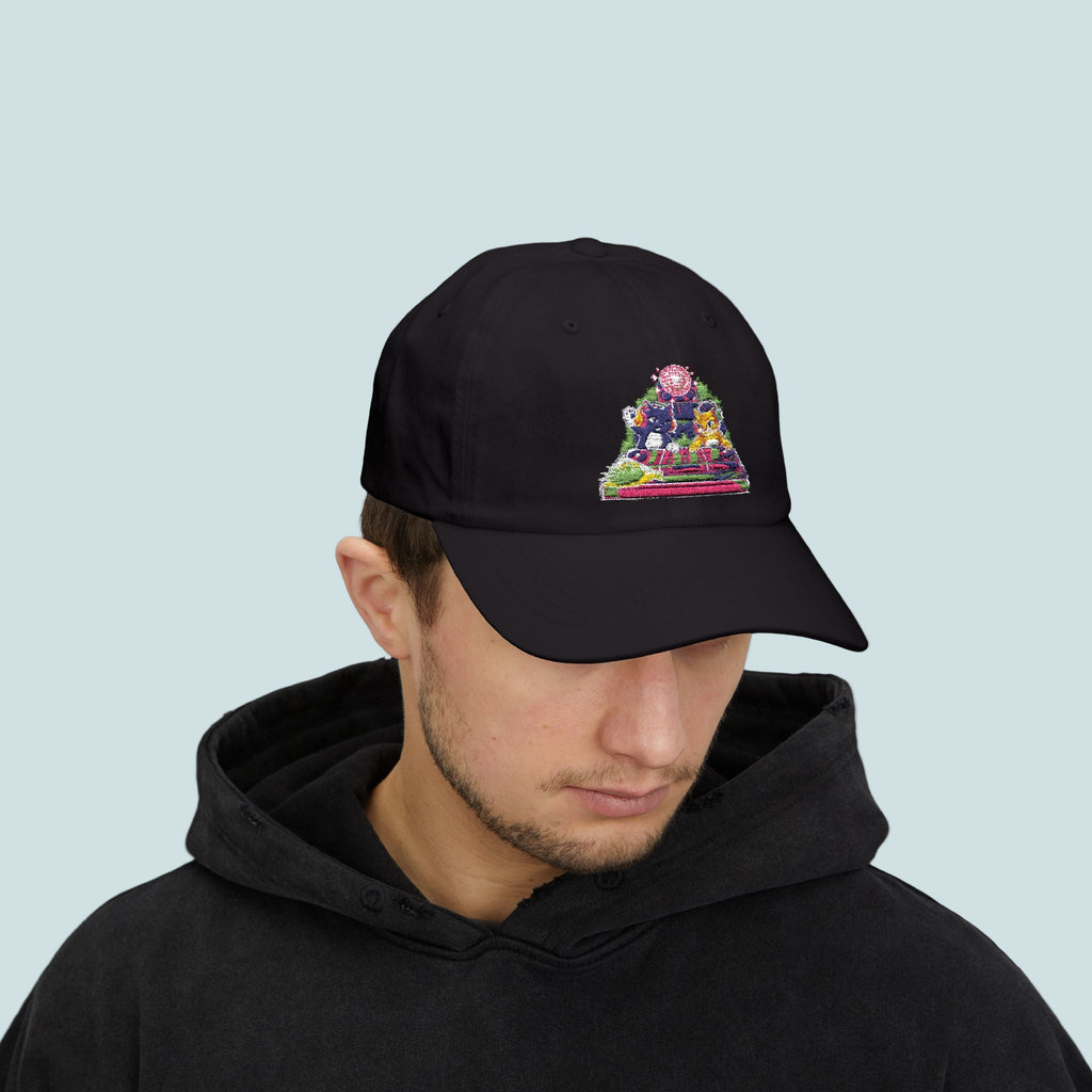 Embroidered House Cats | BOUQS&CATS Classic Dad Cap