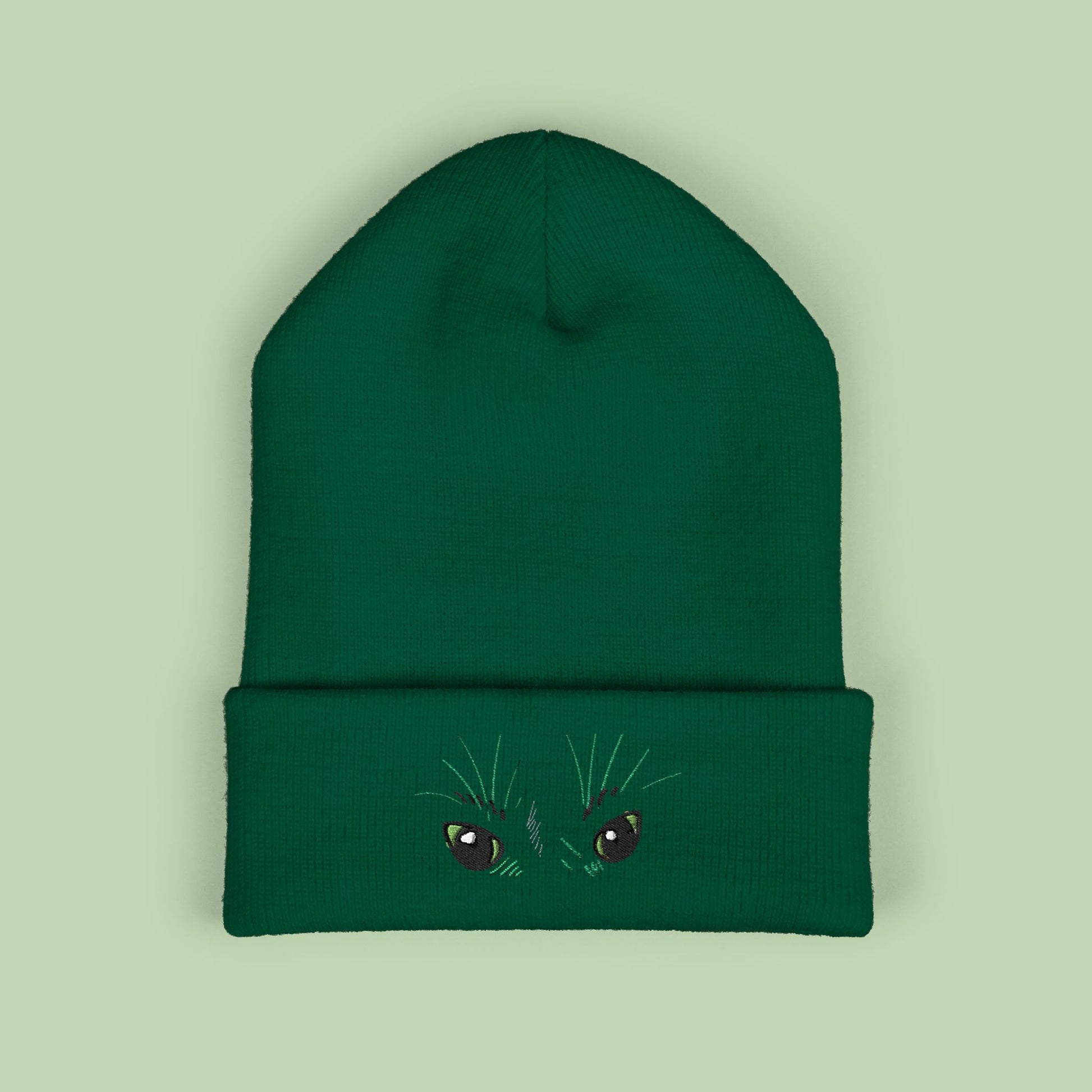 Peeking Eyes | Mochi Gardens Classic Cuffed Beanie