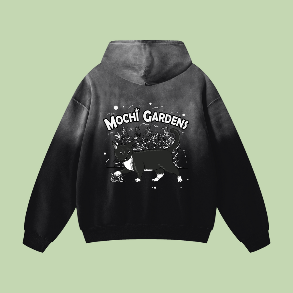 Eyes x Grayscale | Monkey Wash Mochi Gardens Hoodie - 400 GSM