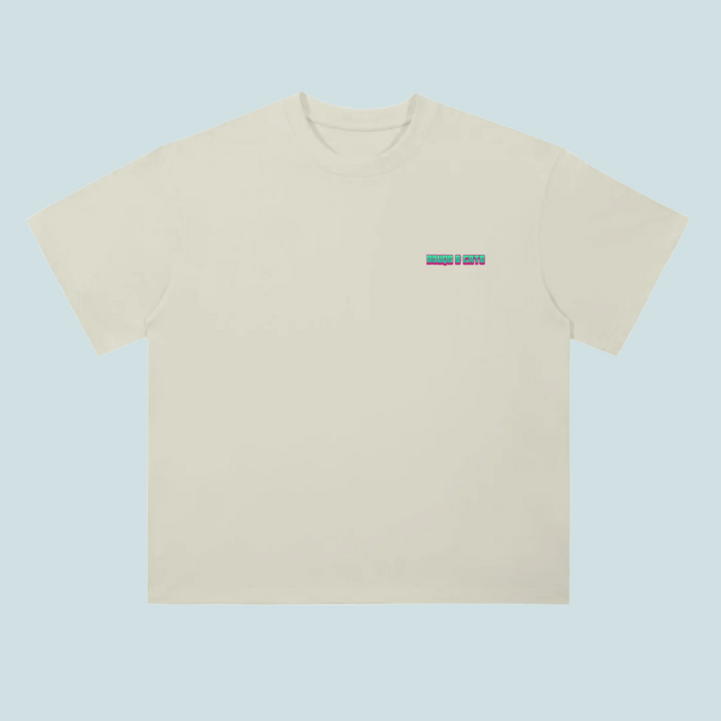 BOUQS&CATS Drop Shoulder T-Shirt - 300 GSM