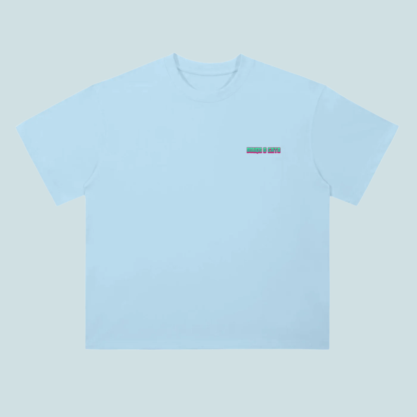 BOUQS&CATS Drop Shoulder T-Shirt - 300 GSM