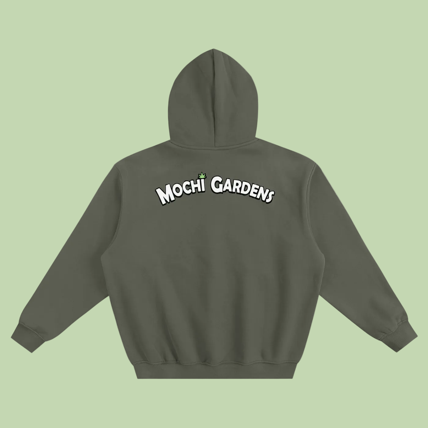 Classic Provisions | Mochi Gardens Fleeced Boxy Hoodie - 350 GSM