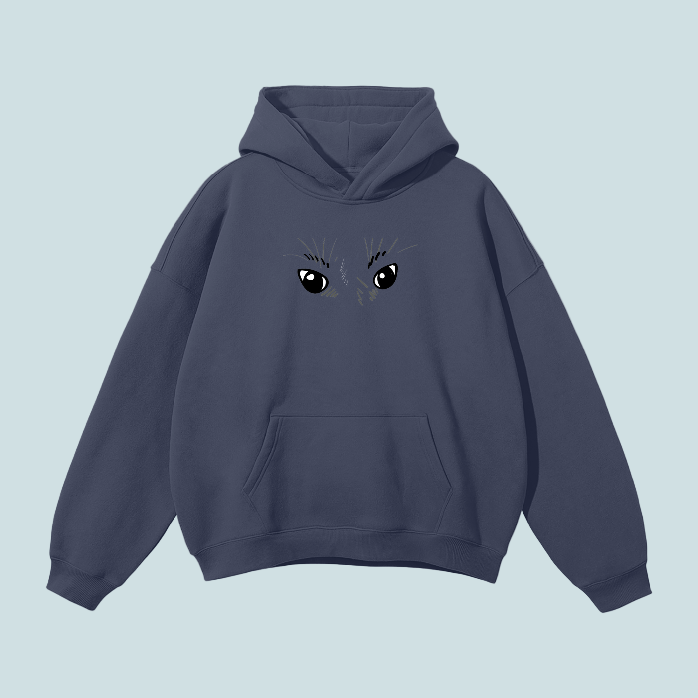 Eyes x House Cats | Streetwear Fleece  BOUQS&CATS Hoodie -350 GSM
