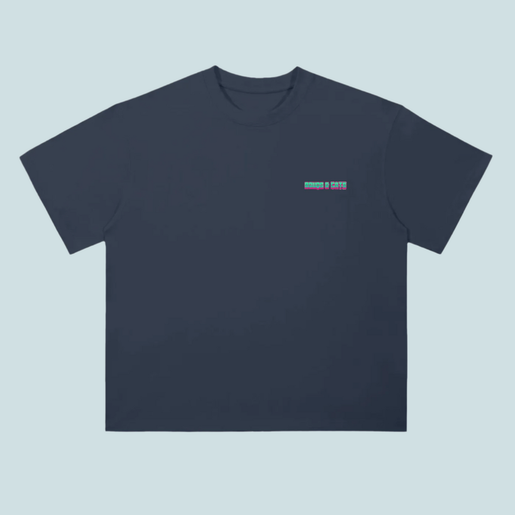 BOUQS&CATS Drop Shoulder T-Shirt - 300 GSM