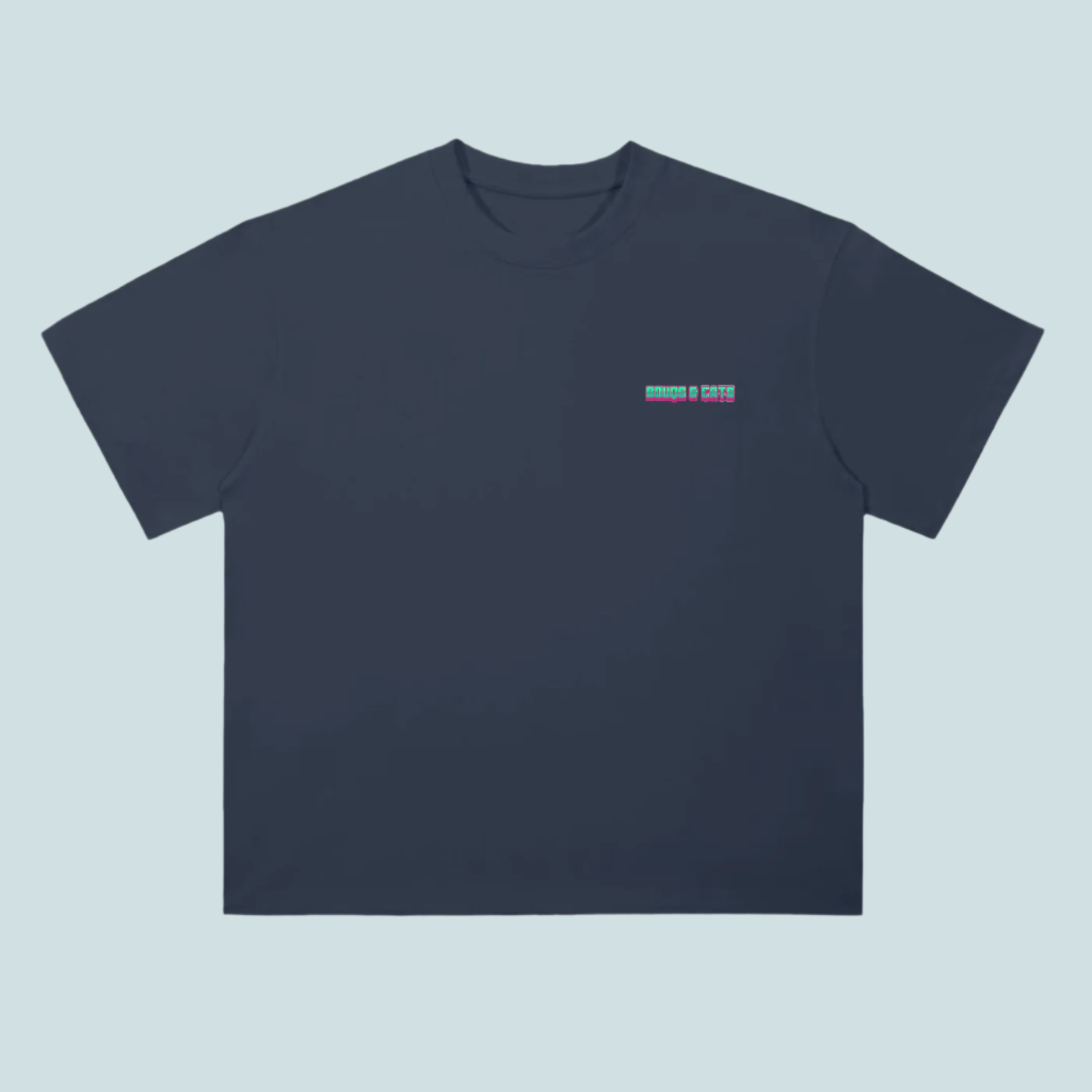BOUQS&CATS Drop Shoulder T-Shirt - 300 GSM