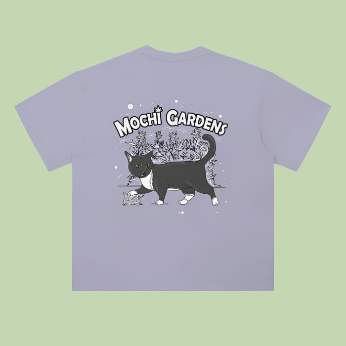 "Head / Grayscale Logo" Drop Shoulder T-Shirt - 300 GSM
