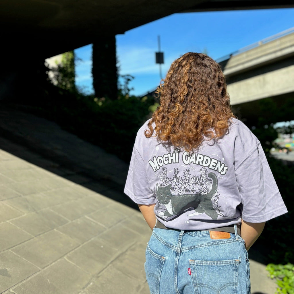 "Head / Grayscale Logo" Drop Shoulder T-Shirt - 300 GSM