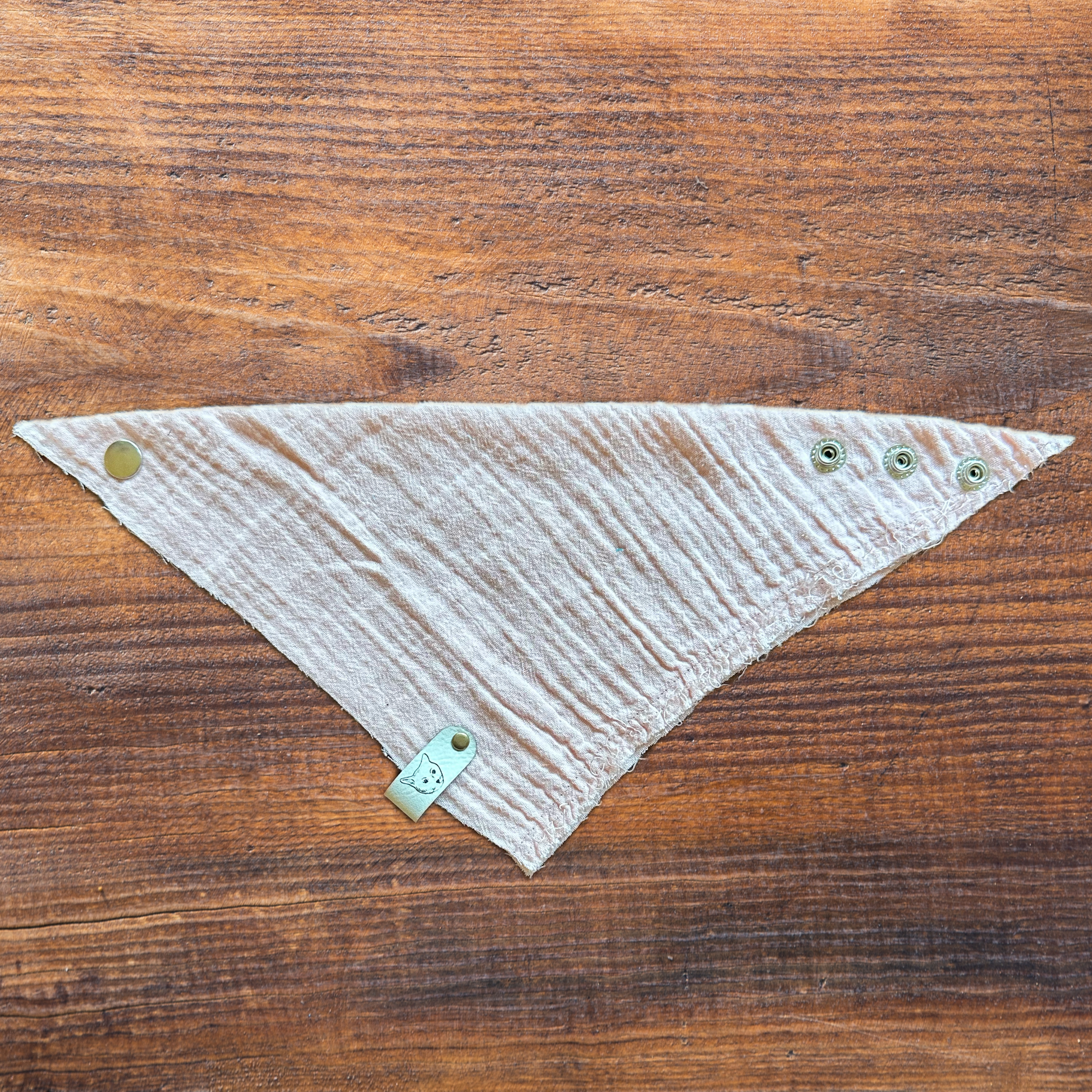 "Buttter Cream" Cat-Ker-Chief Cat Bandana