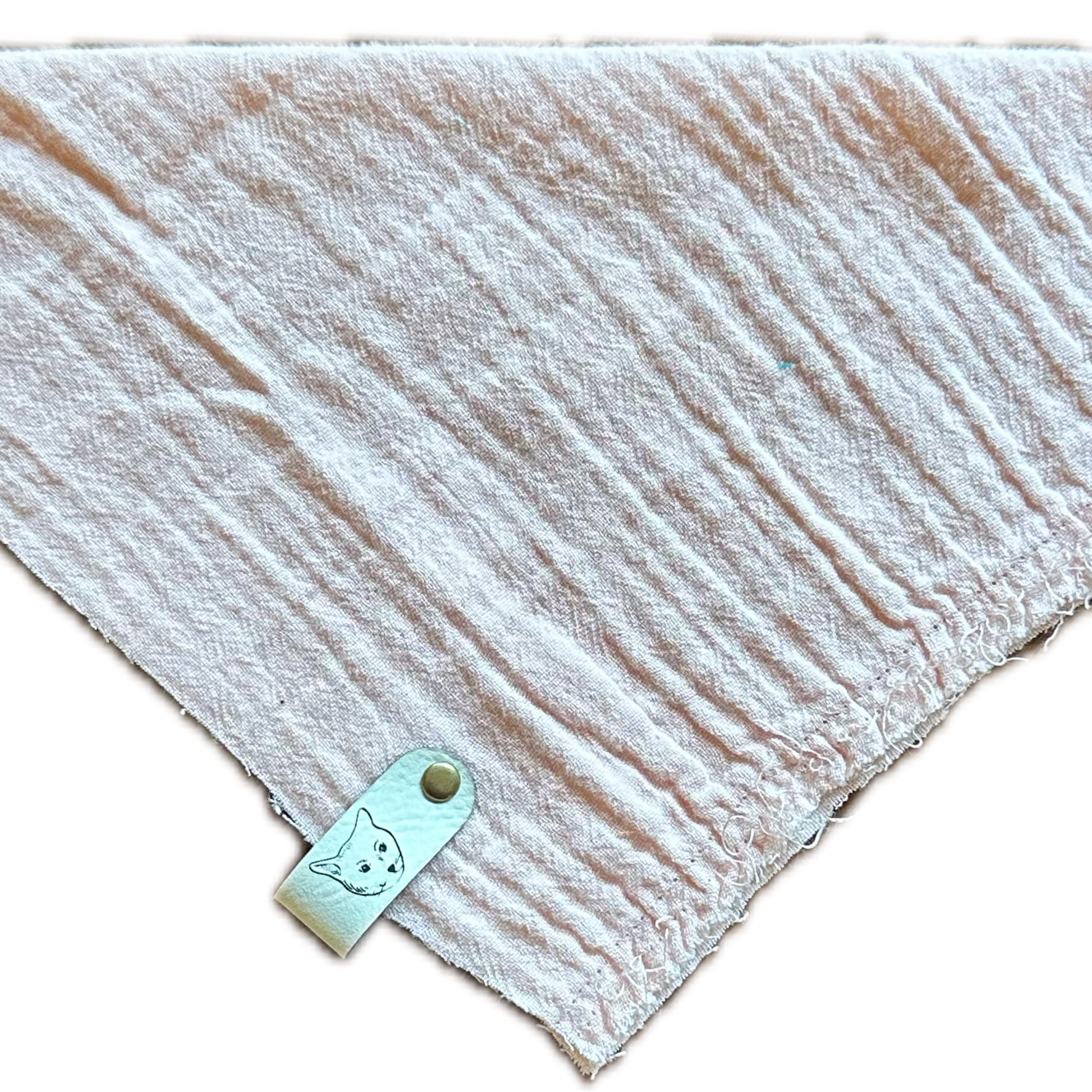 "Buttter Cream" Cat-Ker-Chief Cat Bandana