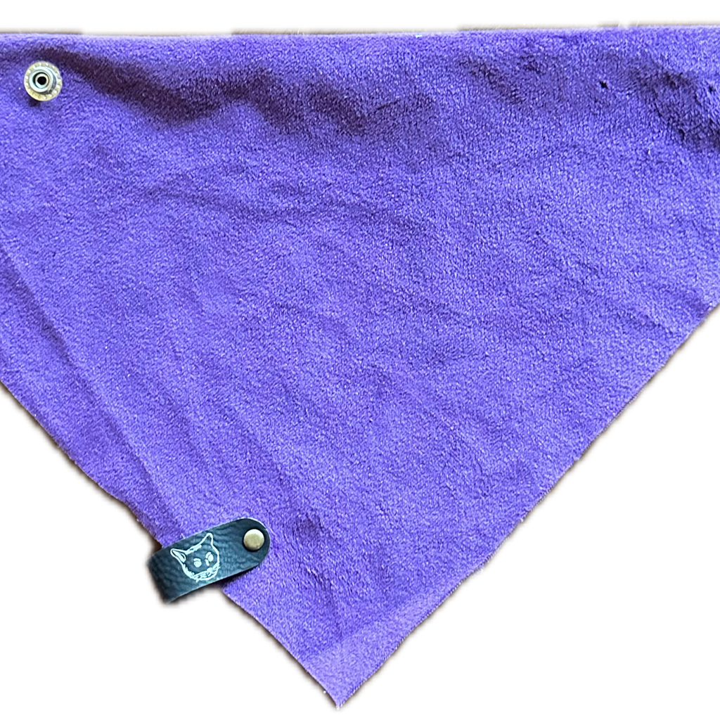 "Plum Valour" Cat-Ker-Chief Cat Bandana