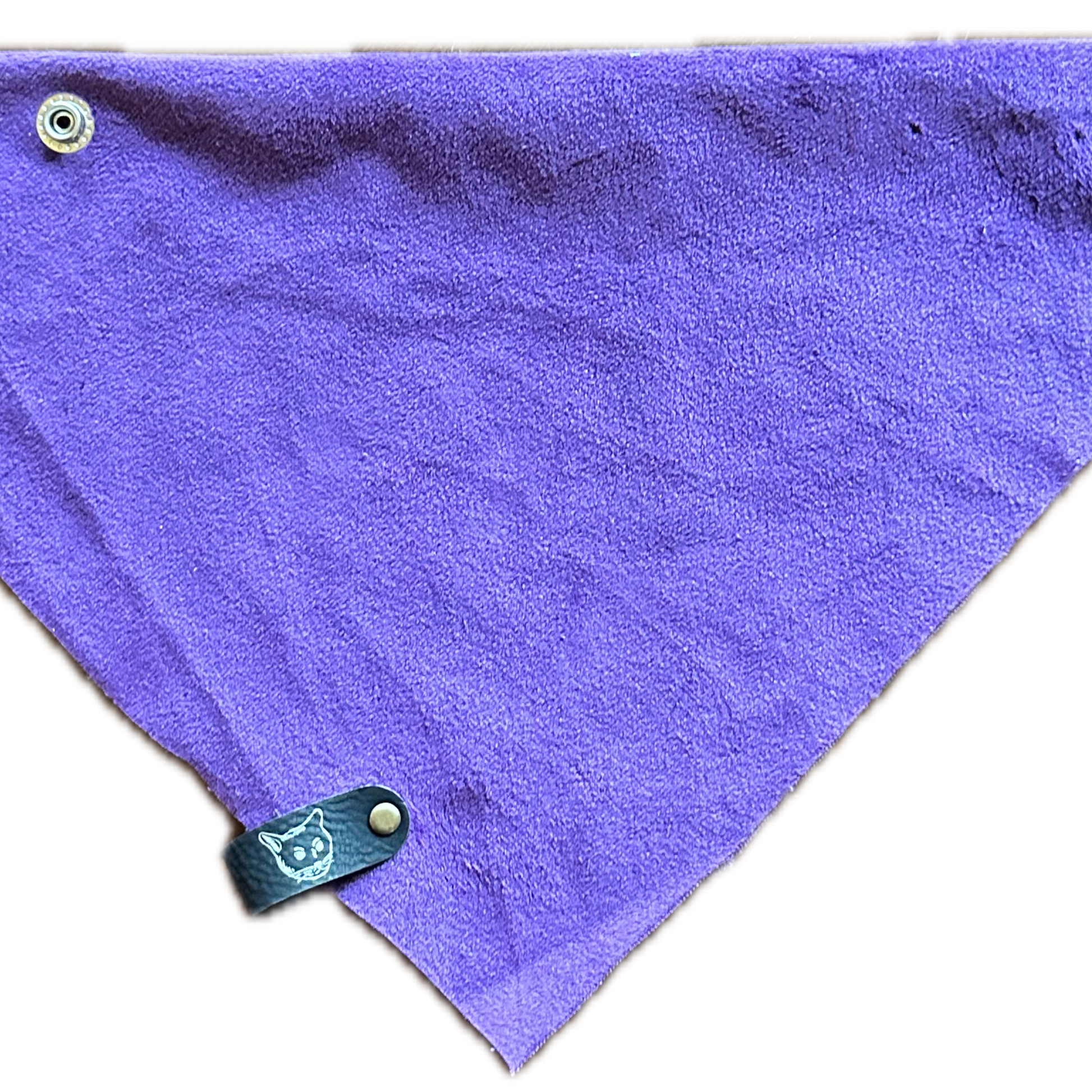 "Plum Valour" Cat-Ker-Chief Cat Bandana