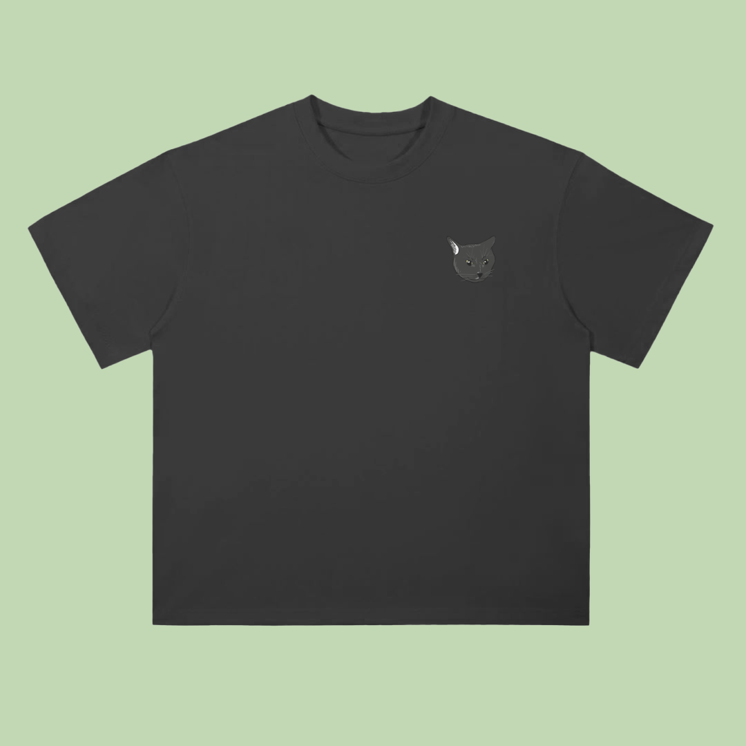 Mochi Trading Card | Drop Shoulder Tee - 300 GSM