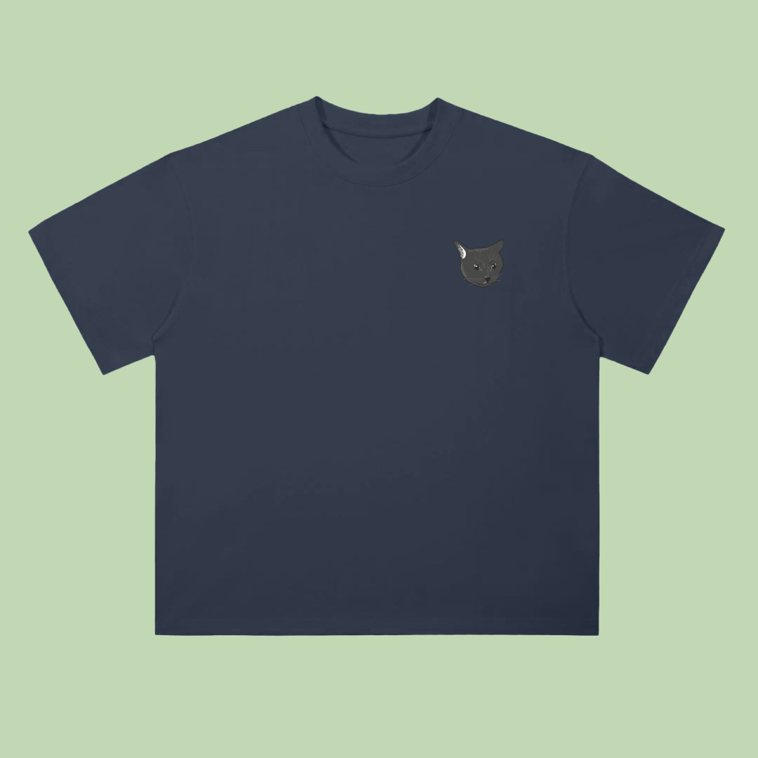 Mochi Trading Card | Drop Shoulder Tee - 300 GSM