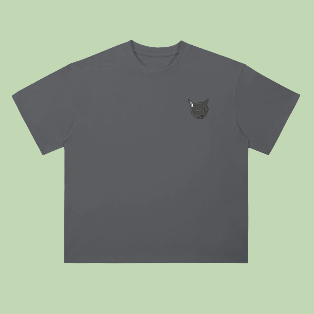 Mochi Trading Card | Drop Shoulder Tee - 300 GSM