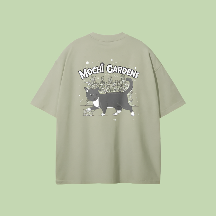 "Head / Grayscale Logo" Oversize Loose Fit T-Shirt - 275 GSM