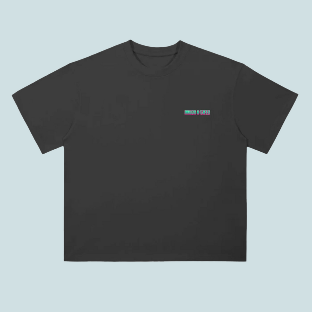 BOUQS&CATS Drop Shoulder T-Shirt - 300 GSM