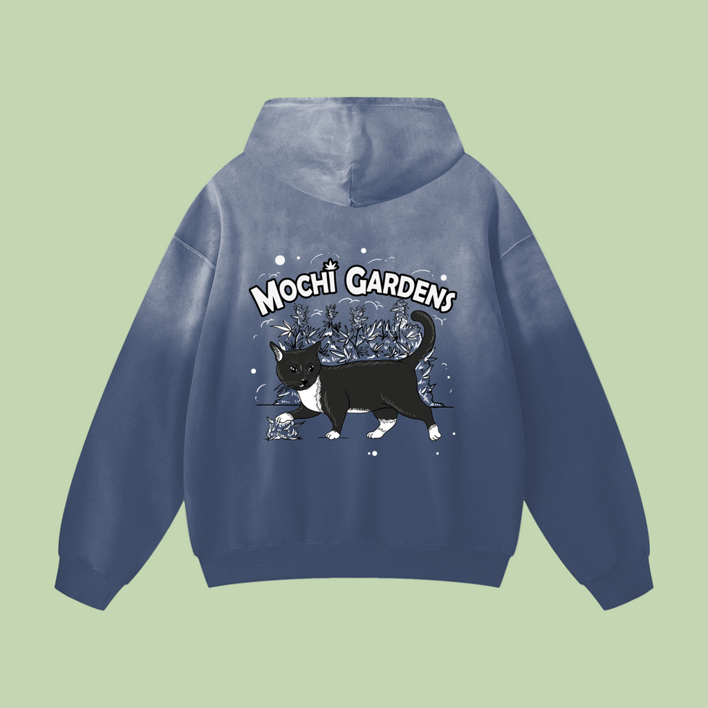Eyes x Grayscale | Monkey Wash Mochi Gardens Hoodie - 400 GSM