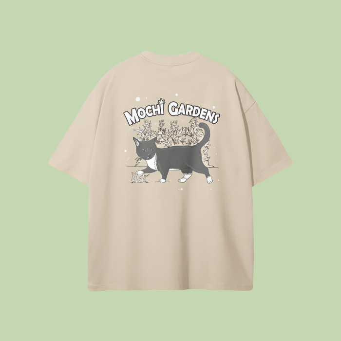 "Head / Grayscale Logo" Oversize Loose Fit T-Shirt - 275 GSM