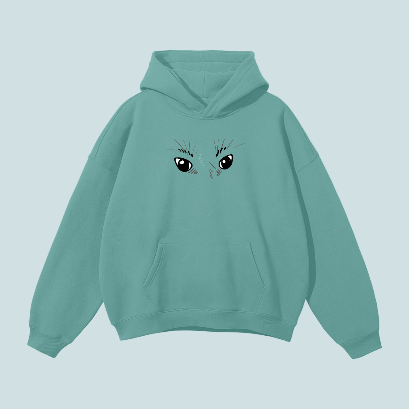 Eyes x House Cats | Streetwear Fleece  BOUQS&CATS Hoodie -350 GSM