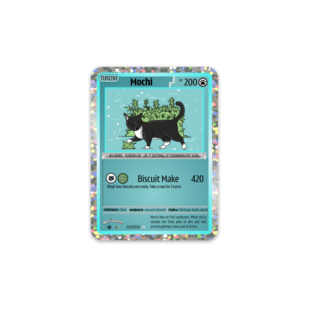 Custom Pet Trading Card Mochi Gardens Novelty Nook Custom Pet Trading Card Mochi Gardens Novelty Nook