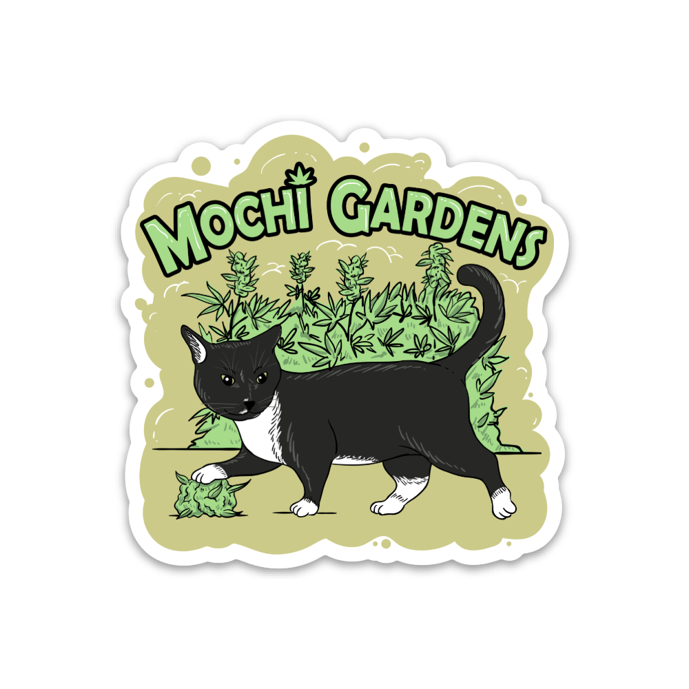 Mochi Gardens Logo 3" Sticker