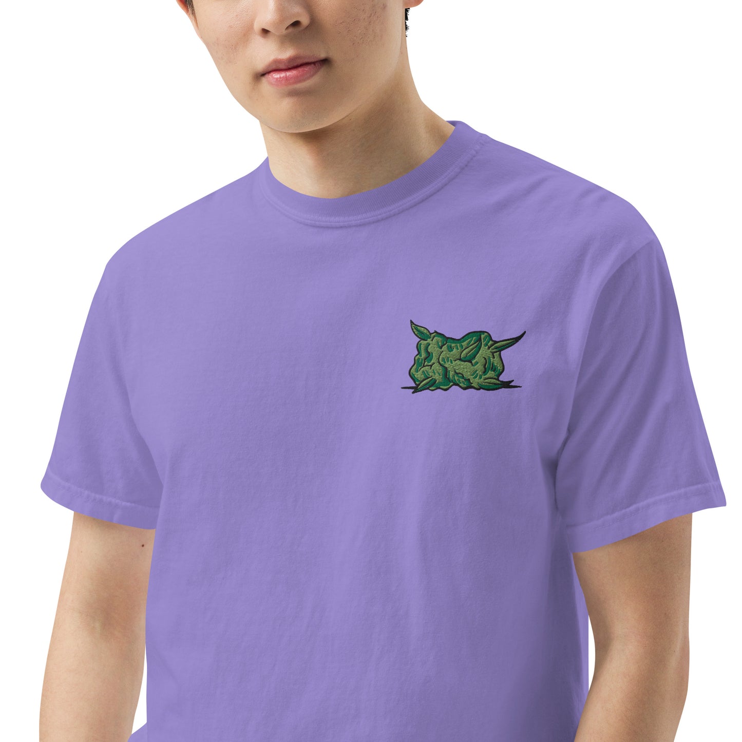 "Nug" Embroidered Garment-Dyed Heavyweight Tee